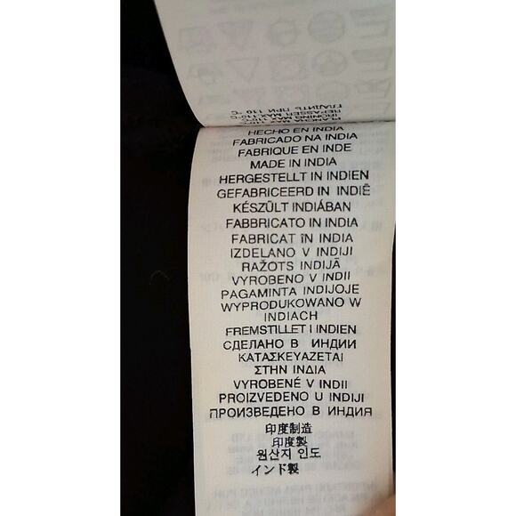 MNG Mango Black & White Striped Bias Cut A Line Skirt Ruffle Vintage Y2K 90's - Picture 7 of 8